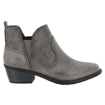 Easy Street Womens Legend Block Heel Booties