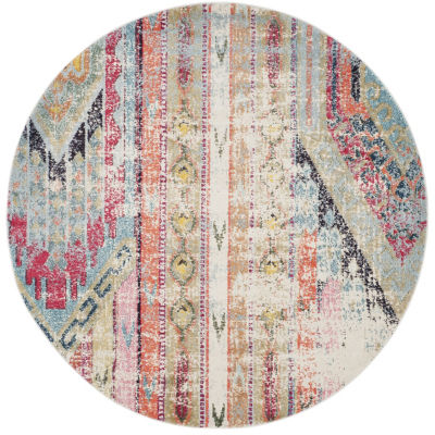 Safavieh Monaco Collection Cedric Abstract Round Area Rug