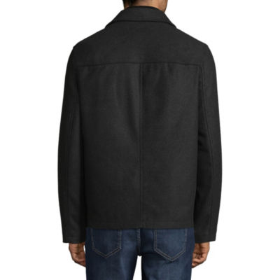 dockers wool coat with inner bib