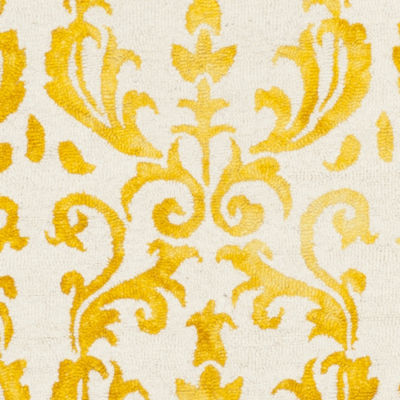 Safavieh Dip Dye Collection Mihail Floral Round Area Rug