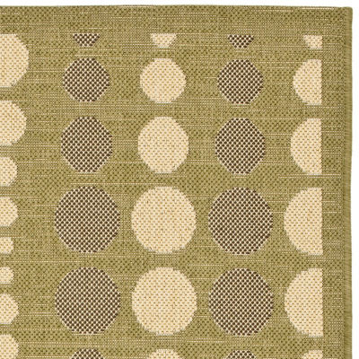 Safavieh Courtyard Collection Joisse Geometric Indoor/Outdoor Area Rug