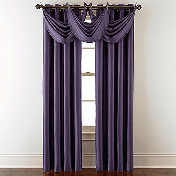 Jcpenney Home Plaza Blackout Grommet Top Single Curtain Panel