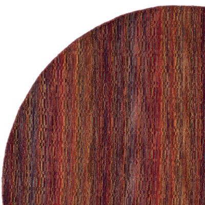 Safavieh Himalaya Collection Lysette Striped Round Area Rug