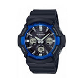 Casio Men's Solar Atomic Digital Black and Silver G-Shock Watch GWM500A-1 