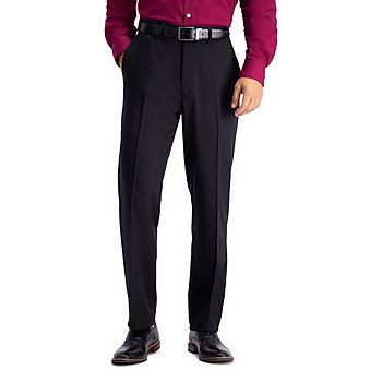 Haggar®Mens Travel Performance Heather Twill Tailored Suit Separate Pant,  Color: Black - JCPenney