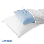 Restonic Adjustable Memory Foam Fiber Pillow