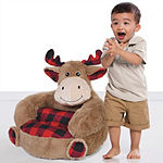 Trend Lab Children'S Plush Buffalo Check Moose Character Chair Kids Chair