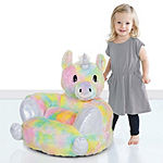 Trend Lab Children'S Plush Rainbow Unicorn Character Kids Chair