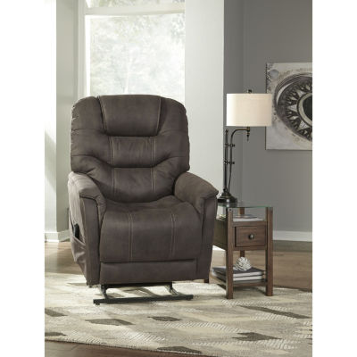 Signature Design By Ashley® Ballister Power Lift Recliner, Color Gunmetal JCPenney