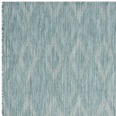 Safavieh Courtyard Collection Elisa Geometric Indoor/Outdoor Area Rug