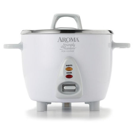 Aroma Rice Cooker, One Size Fits Most, White