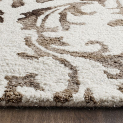 Safavieh Dip Dye Collection Mihail Floral Square Area Rug