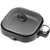 Kenmore 12x12 Non-stick Electric Skillet With Glass Lid - Black/gray :  Target