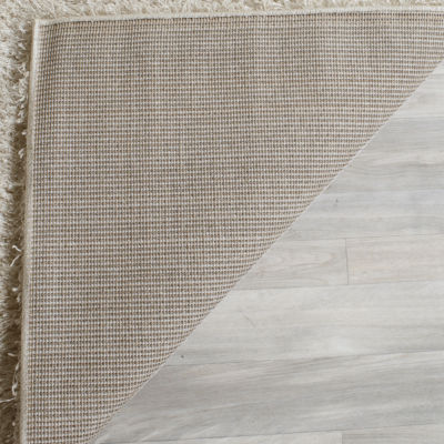 Safavieh Charlotte Shag Collection Ceallach Solid Runner Rug