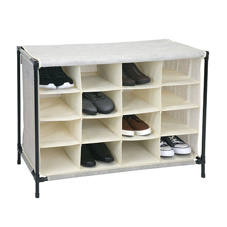 Kennedy International Shoe Rack, One Size, Beige