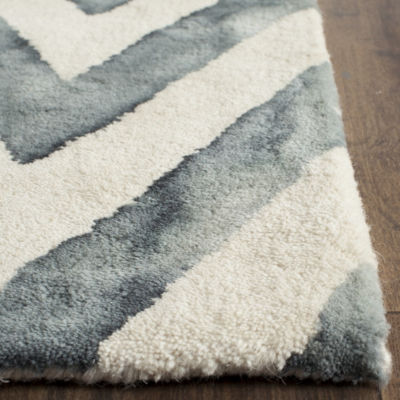 Safavieh Dip Dye Collection Ronnie Chevron Runner Rug