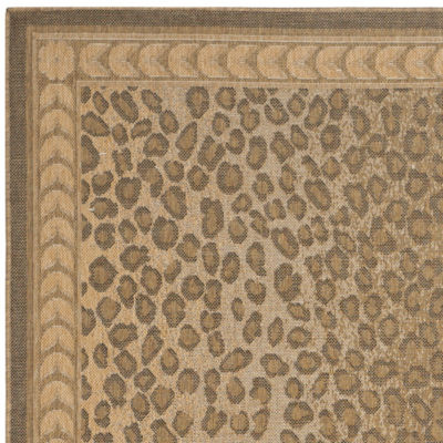 Safavieh Courtyard Collection Daithi Animal Indoor/Outdoor Area Rug