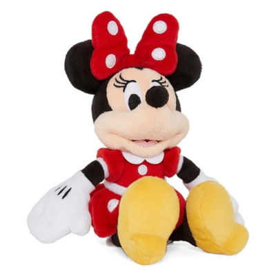 Disney Collection Red Minnie Mouse Mini Plush Mickey and Friends Minnie Mouse Stuffed Animal
