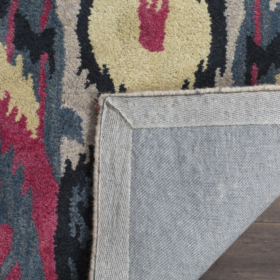 Safavieh Ikat Collection Eirann Geometric Runner Rug