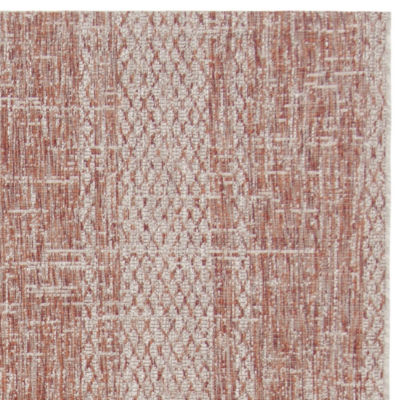 Safavieh Courtyard Collection Elena Geometric Indoor/Outdoor Area Rug