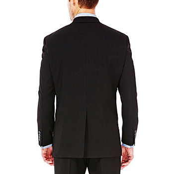J.M Haggar Mens 4-Way Stretch Diamond Weave Classic Fit Suit Separate Pant 