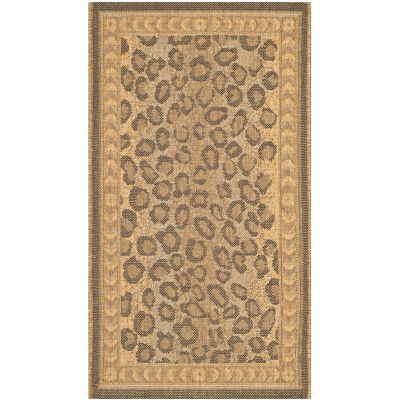 Safavieh Courtyard Collection Daithi Animal Indoor/Outdoor Area Rug