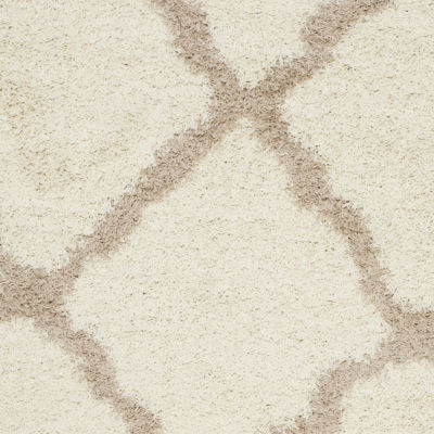 Safavieh Dallas Shag Collection Caris Geometric Runner Rug