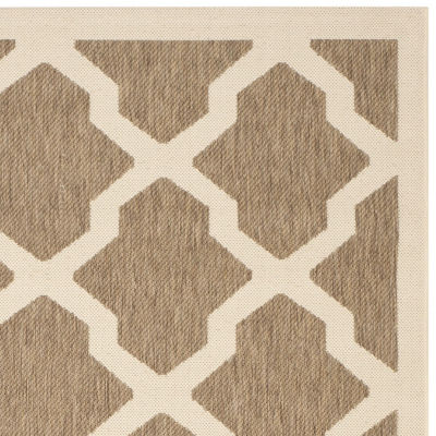 Safavieh Courtyard Collection Bailey Geometric Indoor/Outdoor Area Rug