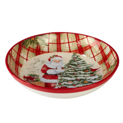 Certified International Holiday Wishes Ceramic Serving Bowl