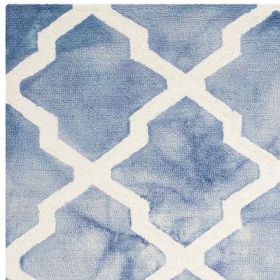 Safavieh Dip Dye Collection Petra Geometric Square Area Rug