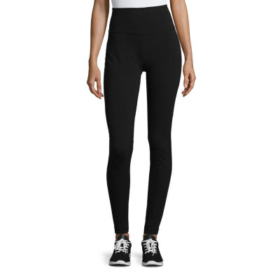 St. John's Bay Womens Mid Rise Active Full Length Leggings