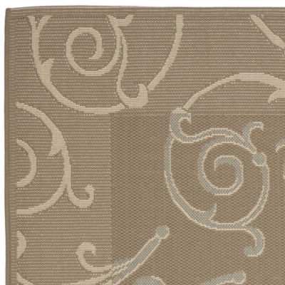Safavieh Courtyard Collection Hoyt Floral Indoor/Outdoor Area Rug