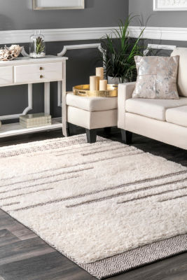 nuLoom Berta Moroccan Abstract Diamonds Rug, Color Ivory JCPenney