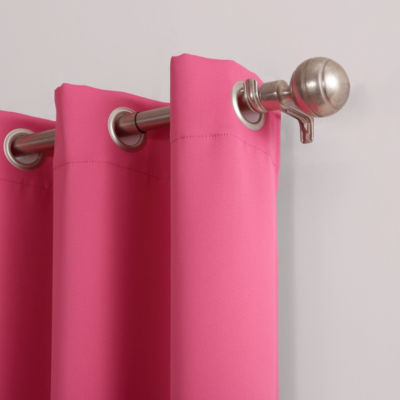 Sun Zero Riley Grommet Top Energy Saving Blackout Single Curtain Panel