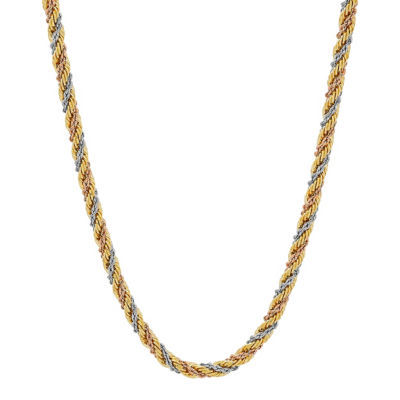 Womens 18 Inch 14K Gold Link Necklace