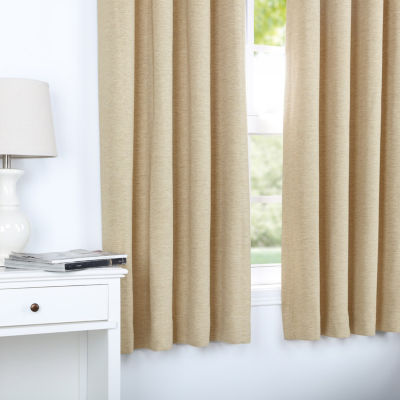 Exclusive Fabrics & Furnishing Bellino Textured Grommet Top Light-Filtering Single Curtain Panel