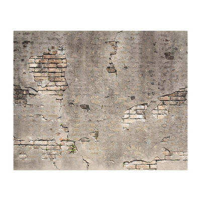 Brewster Wall Broken Concrete Wall Mural Wall Decal