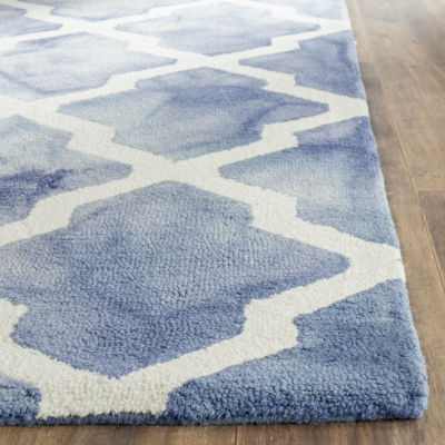Safavieh Dip Dye Collection Petra Geometric Square Area Rug