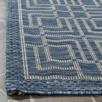 Safavieh Courtyard Collection Adelaide Geometric Indoor/Outdoor Area Rug