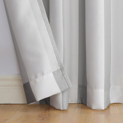Sun Zero Valencia Grommet Top Energy Saving Light-Filtering Single Curtain Panel