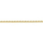 14K Gold 16-20" .5mm Venetian Box Chain