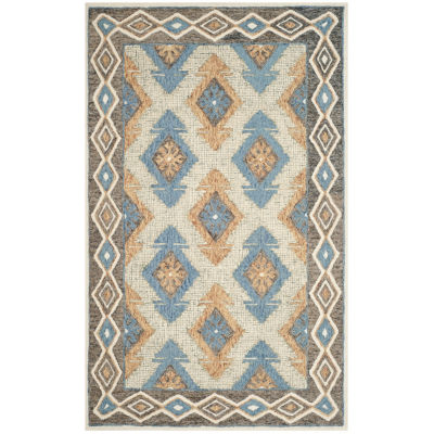 Safavieh Micro-Loop Collection Romeo Geometric Square Area Rug