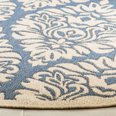 Safavieh Linden Collection Nikola Geometric RoundArea Rug
