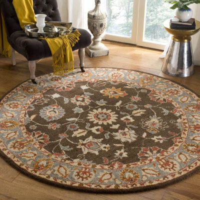 Safavieh Heritage Collection Donette Oriental Round Area Rug