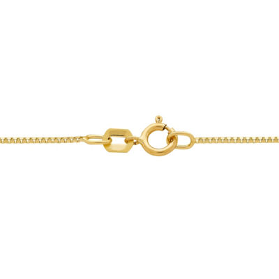 14K Gold .75mm Box Chain Necklace