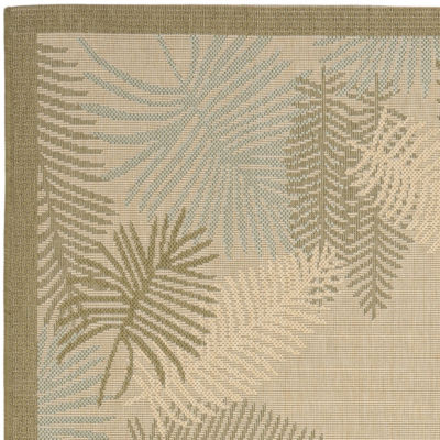 Safavieh Courtyard Collection Juliet Floral Indoor/Outdoor Area Rug