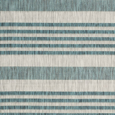 Safavieh Courtyard Collection Major Stripe Indoor/Outdoor Square Area Rug