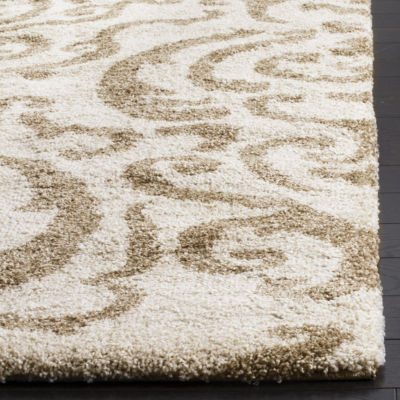 Safavieh Shag Collection Rosheen Damask Runner Rug