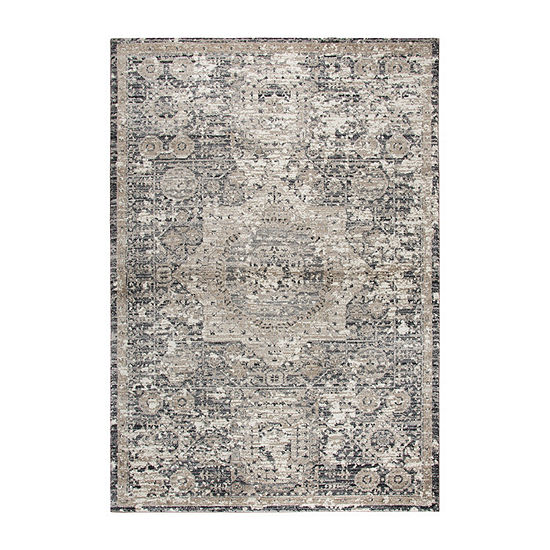 Rizzy Home Panache Collection Katelyn Medallion Rectangular Rugs, Color ...
