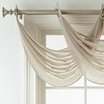 Home Expressions Crushed Voile Grommet Top Waterfall Valance